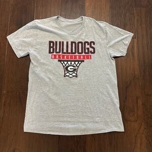Gray Bulldogs Basketball T-Shirt